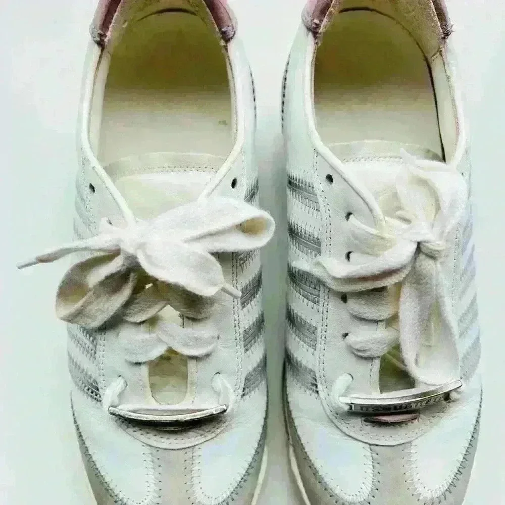 DSquared Leather Stripe Sneakers